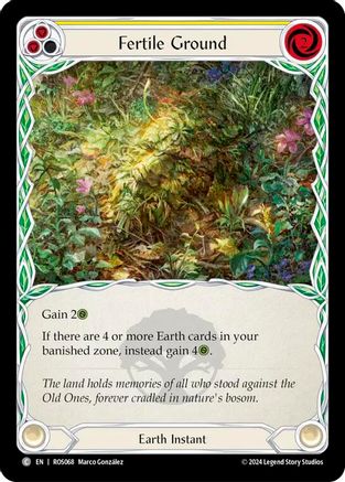 Fertile Ground (Yellow) (ROS068)