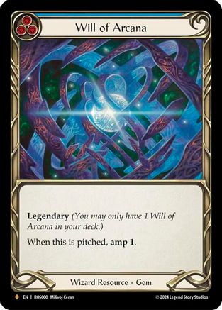 Will of Arcana (Cold Foil) (ROS000) Cold Foil