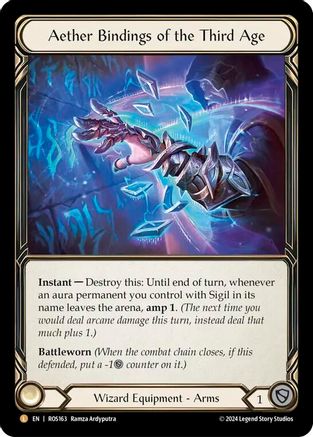 Aether Bindings of the Third Age (ROS163) Cold Foil