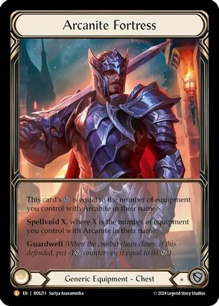 Arcanite Fortress (Extended Art) (ROS211) Cold Foil