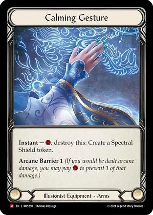Calming Gesture (ROS250) Cold Foil