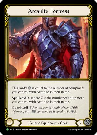 Arcanite Fortress (Golden) - FAB254 (FAB254) Cold Foil