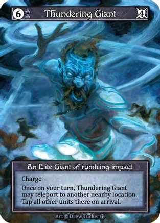 Thundering Giant (Foil) - Arthurian Legends Foil