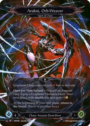 Arakni, Orb-Weaver (Marvel) (HNT005) Cold Foil