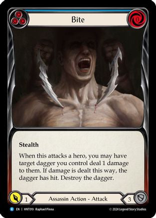 Bite (Blue) (HNT019) Rainbow Foil