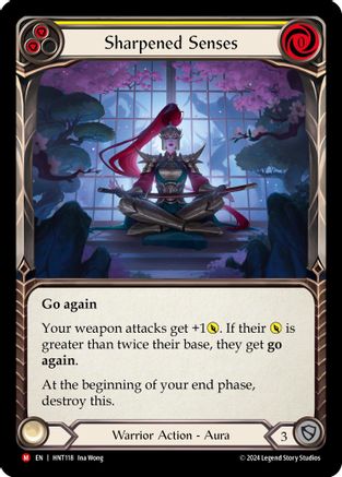 Sharpened Senses (HNT118) Rainbow Foil