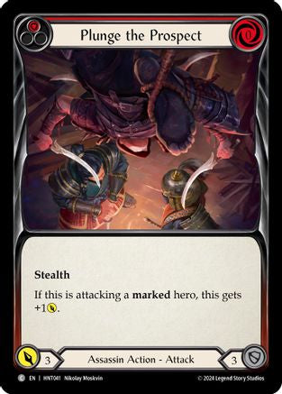 Plunge the Prospect (Red) (HNT041) Rainbow Foil
