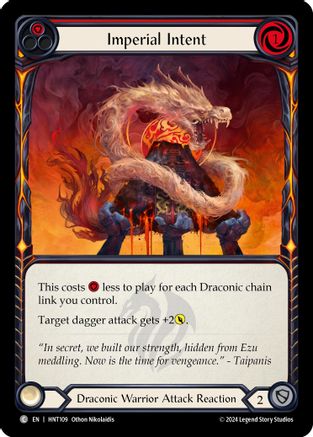 Imperial Intent (Red) (HNT109) Rainbow Foil