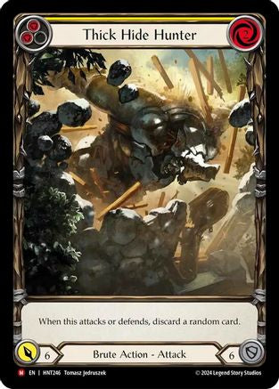 Thick Hide Hunter (Extended Art) (HNT246) Rainbow Foil