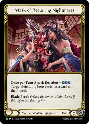 Mask of Recurring Nightmares (Golden) - FAB225 (FAB225) Cold Foil