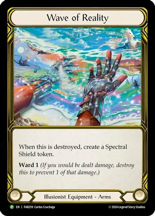 Wave of Reality (Golden) - FAB259 (FAB259) Cold Foil