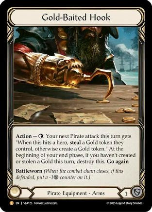 Gold-Baited Hook (SEA125) Cold Foil
