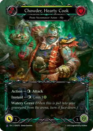 Chowder, Hearty Cook (Marvel) (SEA075) Cold Foil
