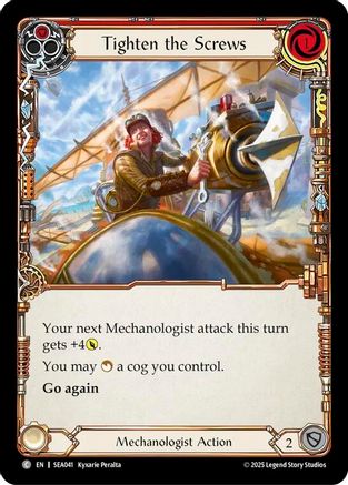 Tighten the Screws (SEA041) Rainbow Foil