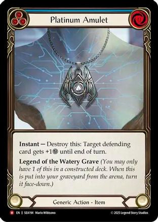 Platinum Amulet (SEA194)