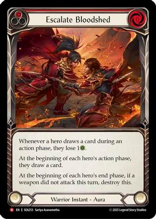 Escalate Bloodshed (SEA253) Rainbow Foil