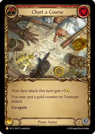 Chart a Course (Red) (Treasure) (SEA173) Cold Foil