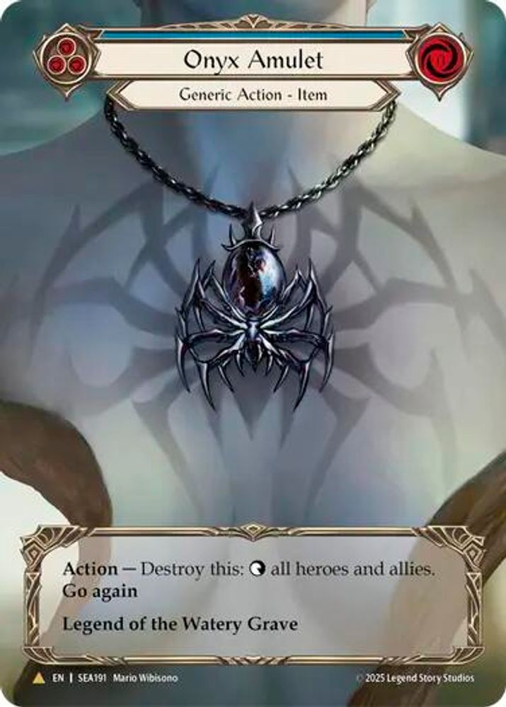 Onyx Amulet (Treasure) (SEA191) Cold Foil