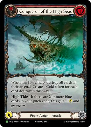 Conqueror of the High Seas - FAB355 (FAB355) Rainbow Foil