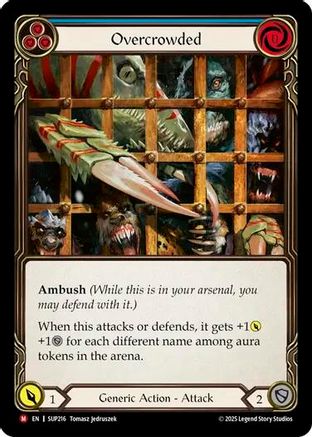 Overcrowded (SUP216) Rainbow Foil