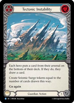 Tectonic Instability (MPG046) Rainbow Foil