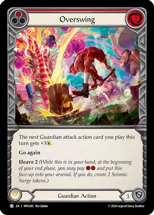 Overswing (Red) (MPG091) Rainbow Foil