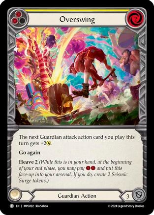 Overswing (Yellow) (MPG092) Rainbow Foil