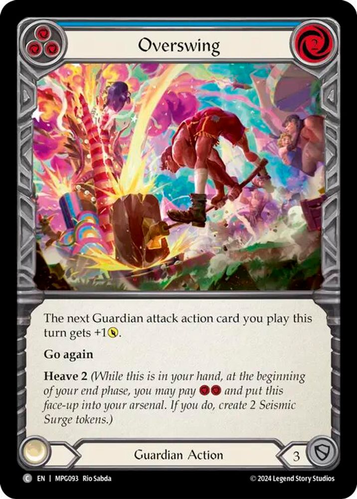 Overswing (Blue) (MPG093) Rainbow Foil