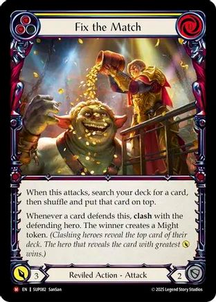 Fix the Match (SUP082) Rainbow Foil