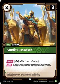 Sunlit Guardian Rainbow Foil