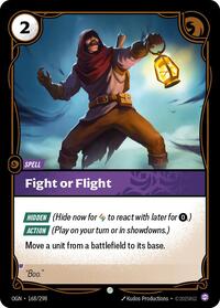 Fight or Flight Rainbow Foil