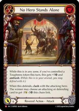 No Hero Stands Alone (SUP020) Rainbow Foil