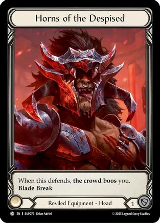 Horns of the Despised (Extended Art) (SUP079) Cold Foil