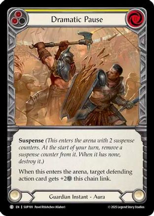 Dramatic Pause (Yellow) (SUP199) Rainbow Foil