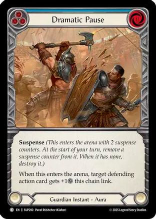 Dramatic Pause (Blue) (SUP200) Rainbow Foil