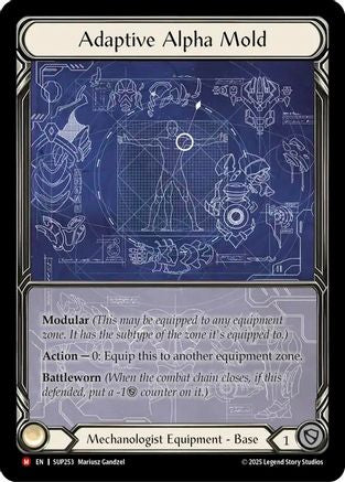 Adaptive Alpha Mold (Extended Art) (SUP253) Cold Foil
