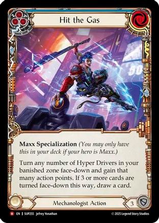 Hit the Gas (SUP255) Rainbow Foil
