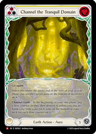 Channel the Tranquil Domain (Extended Art) (SUP263) Cold Foil