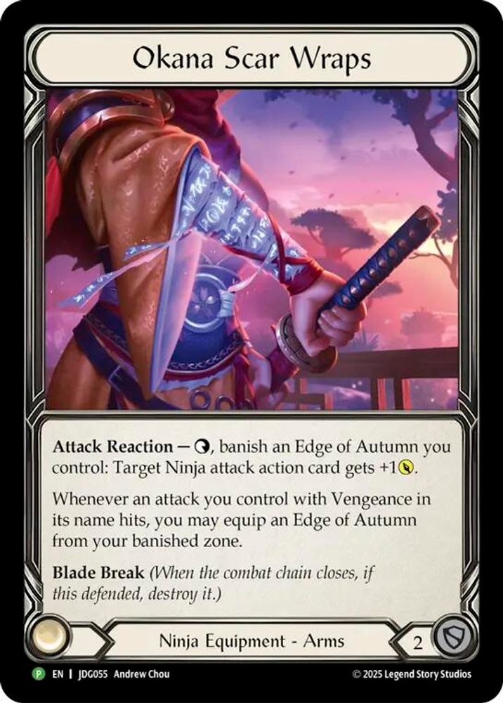 Okana Scar Wraps - JDG055 (JDG055) Cold Foil