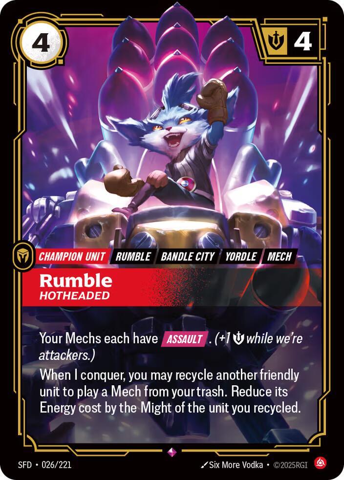 Rumble Hotheaded