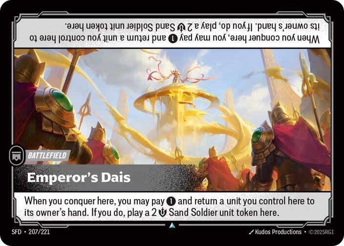 Emperors Dais Rainbow Foil