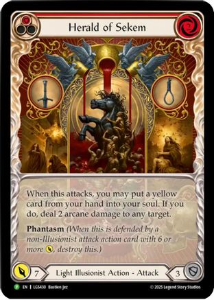 Herald of Sekem - LGS430 (Extended Art) (LGS430) Rainbow Foil