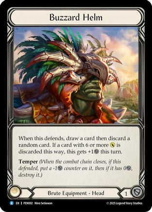 Buzzard Helm (PEN002) Cold Foil