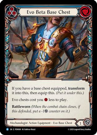 Evo Beta Base Chest (Blue) (PEN069) Cold Foil