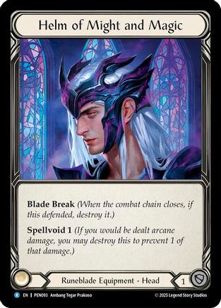Helm Of Might And Magic (PEN093) Cold Foil