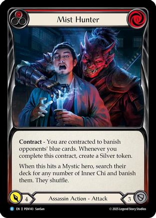 Mist Hunter (Red) (PEN143) Rainbow Foil