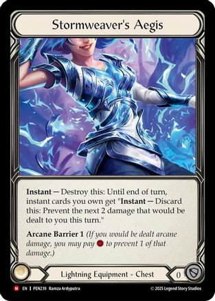Stormweavers Aegis (PEN239) Cold Foil
