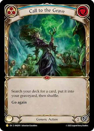Call To The Grave (Blue) (ANQ019) (ANQ019) Rainbow Foil