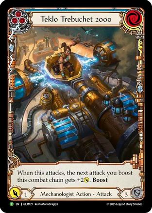 Teklo Trebuchet 2000 (GEM121) Rainbow Foil
