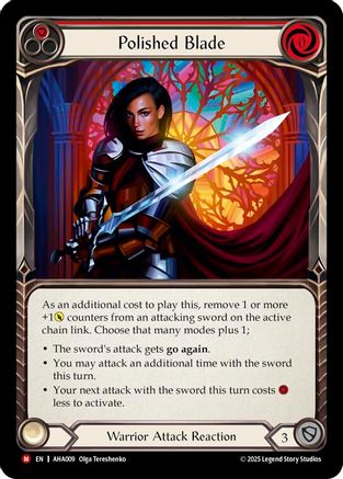 Polished Blade (Red) (AHA009)